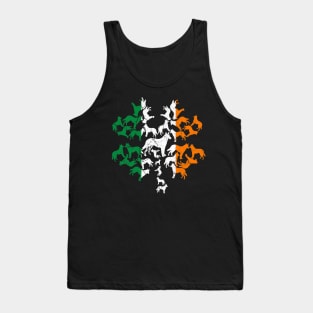 German Shepherd Shamrock Irish Flag St Patricks Day Tank Top